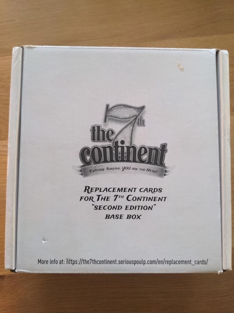 7th continent kaarten (volledig), Hobby en Vrije tijd, Gezelschapsspellen | Bordspellen, Zo goed als nieuw, Ophalen of Verzenden