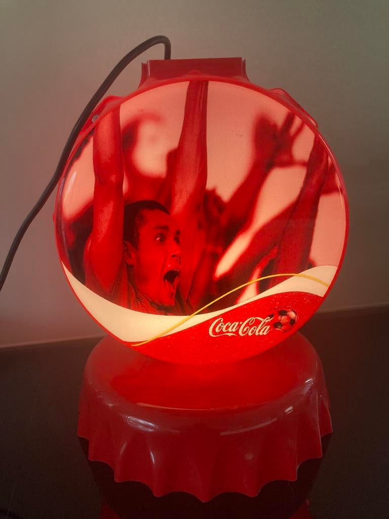Coca cola licht kroonkurk, Verzamelen, Ophalen, Zo goed als nieuw, Lichtbak of (neon) lamp
