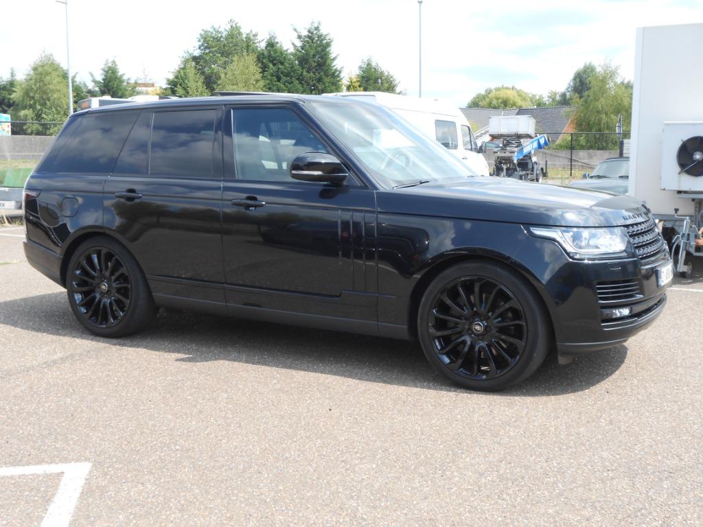 RANGE ROVER VOGUE 4.4SDV8 BLACKPACK MERIADIAN BTW, Auto's, Automaat, Zwart, Leder, Bedrijf