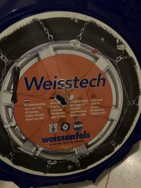 Weissenfels Weisstech 9 M30, Auto diversen, Sneeuwkettingen, Ophalen of Verzenden, Zo goed als nieuw