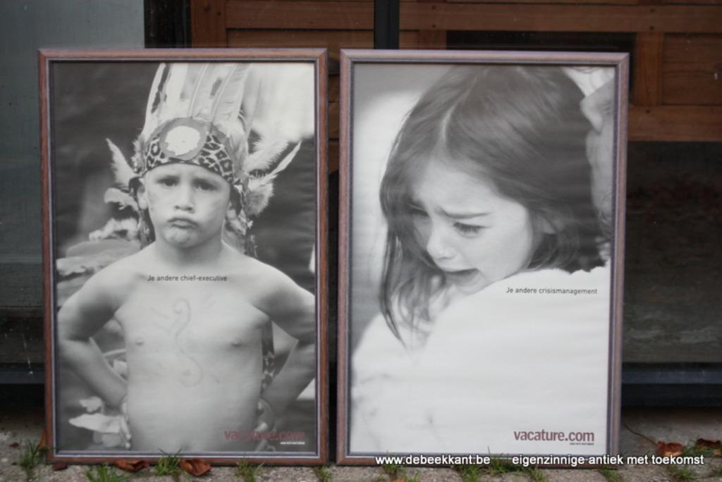Retro vintage kaders lijsten posters reclame vacature, Ophalen of Verzenden