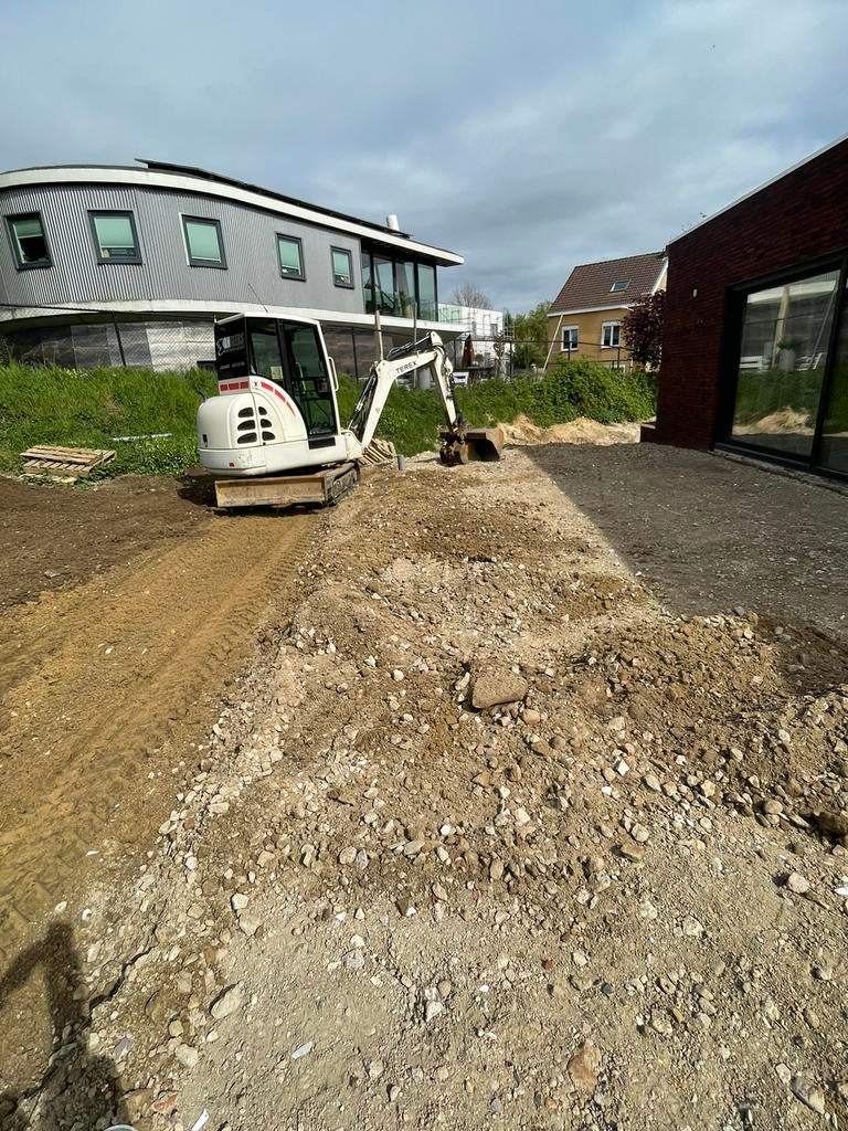 Minigraver met machinist voor al uw graafwerkzaamheden, Garantie, Construction de jardin ou d'étang