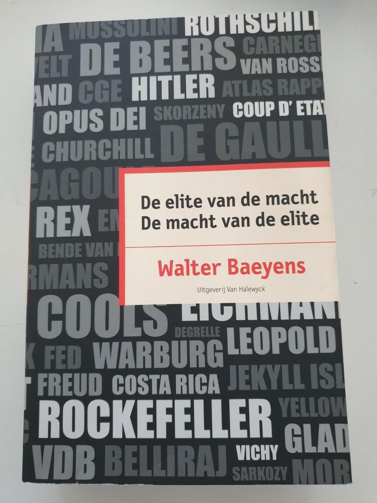 De elite van de macht, de macht van de elite.  Walter BEYENS, Enlèvement ou Envoi, Comme neuf, Walter Baeyens