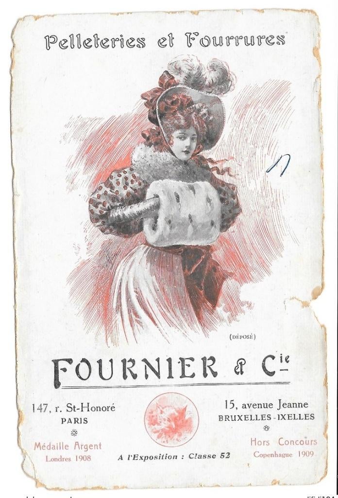 pelleteries et fourrures Fournier & Cie, Verzenden, Ongelopen, Ambachten of Beroep