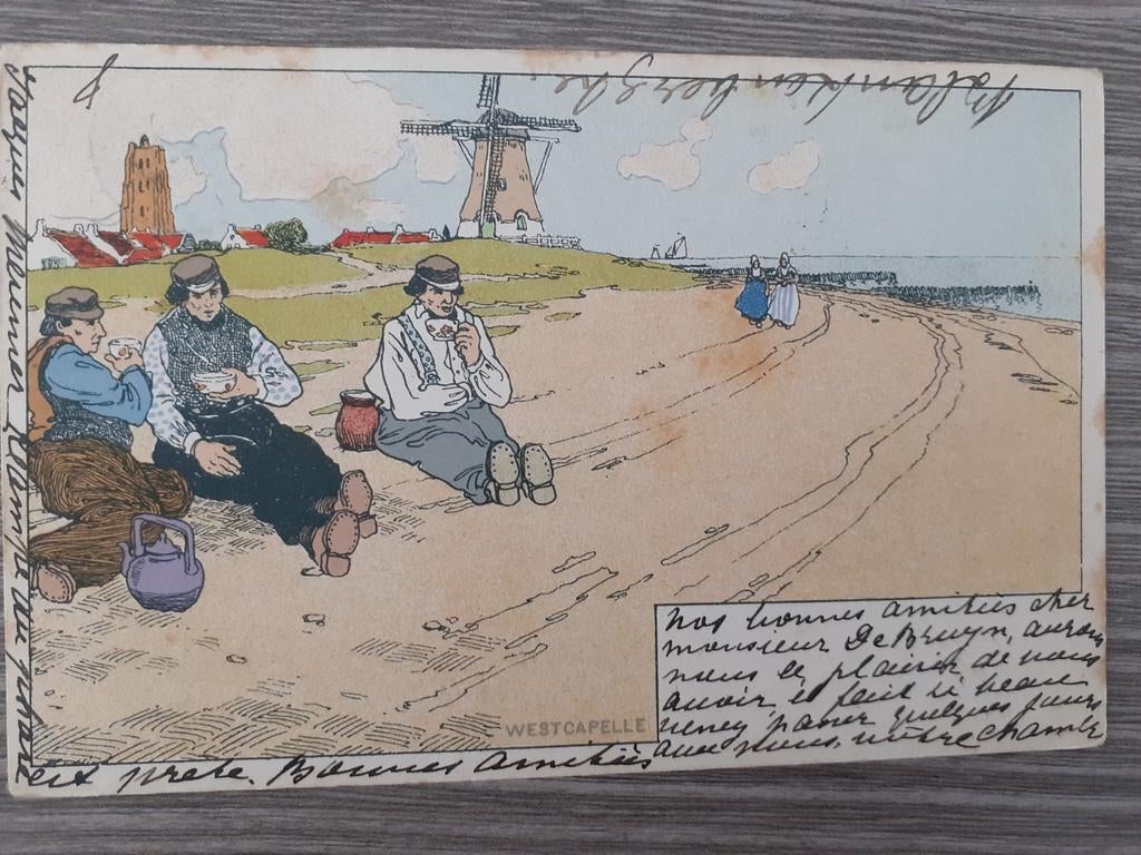 Postkaart Henri Cassiers, Enlèvement ou Envoi