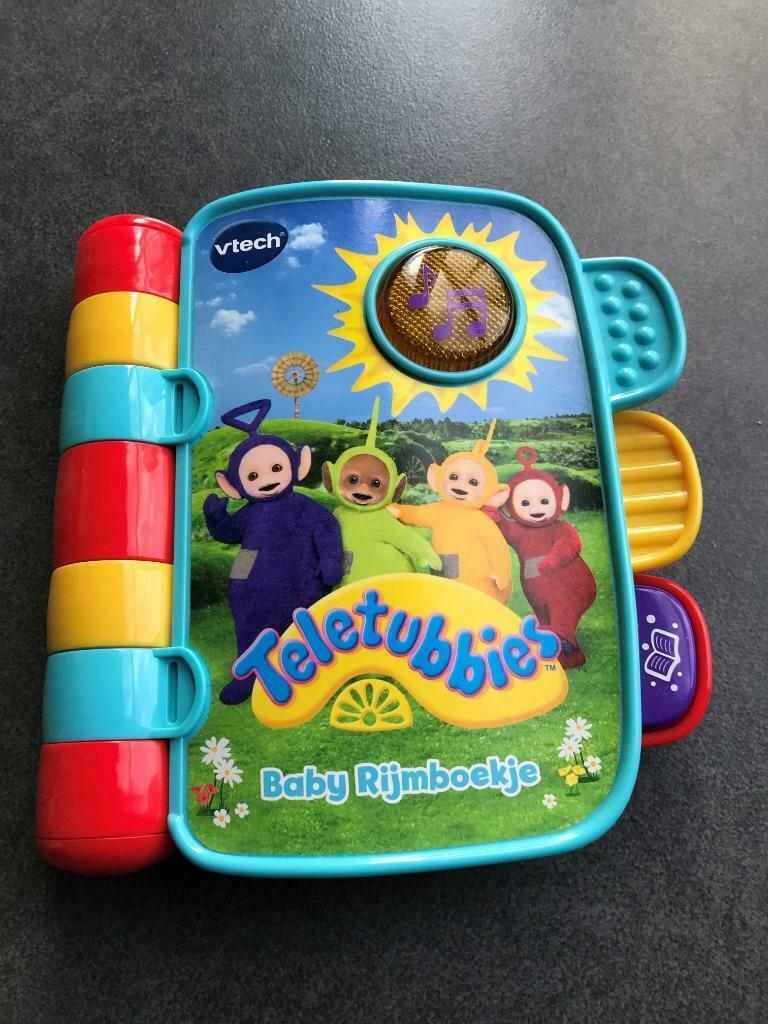 Vtech baby rijmboekje Teletubbies, Kinderen en Baby's, Ophalen, Zo goed als nieuw, 6 maanden tot 2 jaar