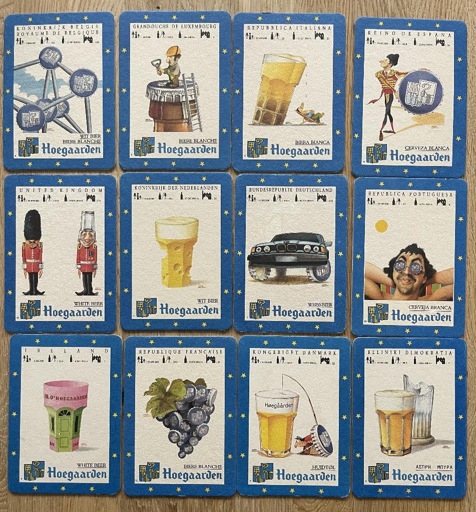 Bierviltjes - HOEGAARDEN 5, Enlèvement, Utilisé, Sous-bock