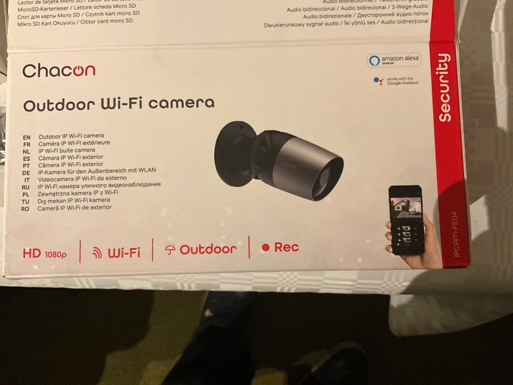 Chacon wifi camera, Enlèvement, Comme neuf, Caméra extérieure
