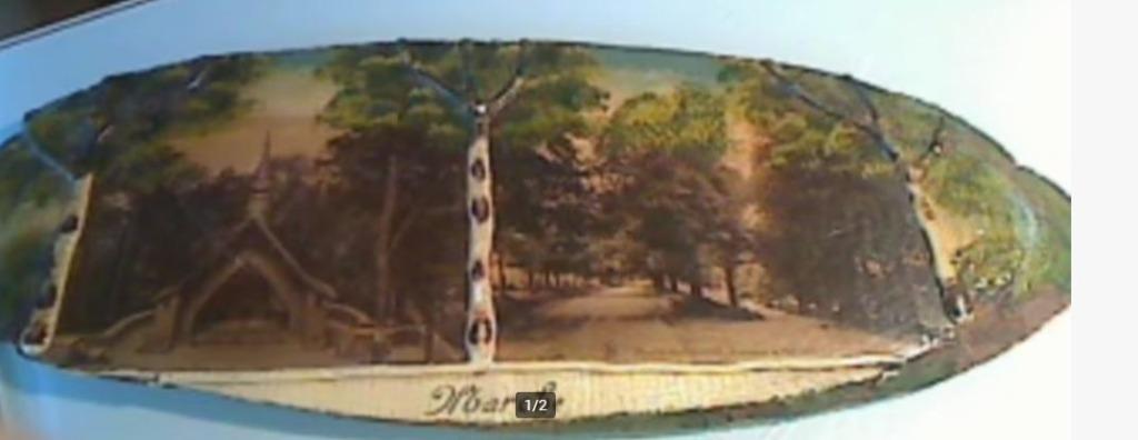 Eeuwenoude realisatie in kleur op hout, Ophalen of Verzenden, Zo goed als nieuw