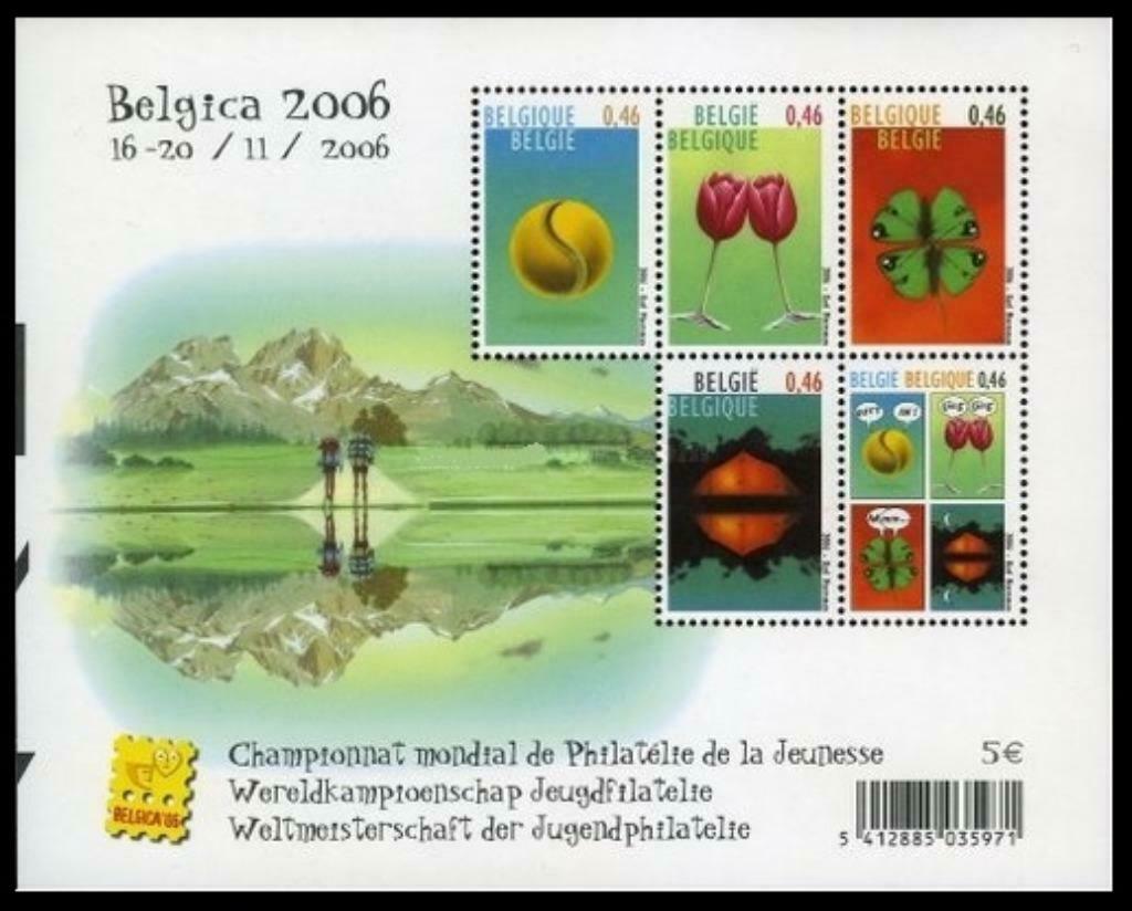 BL133 Timbres Championnat du monde philatélie de la jeunesse, Enlèvement ou Envoi, Timbre-poste, Neuf
