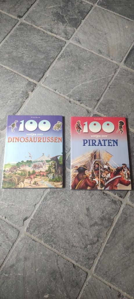 100 weetjes over dinosaurussen en over piraten, Ophalen of Verzenden, Nieuw