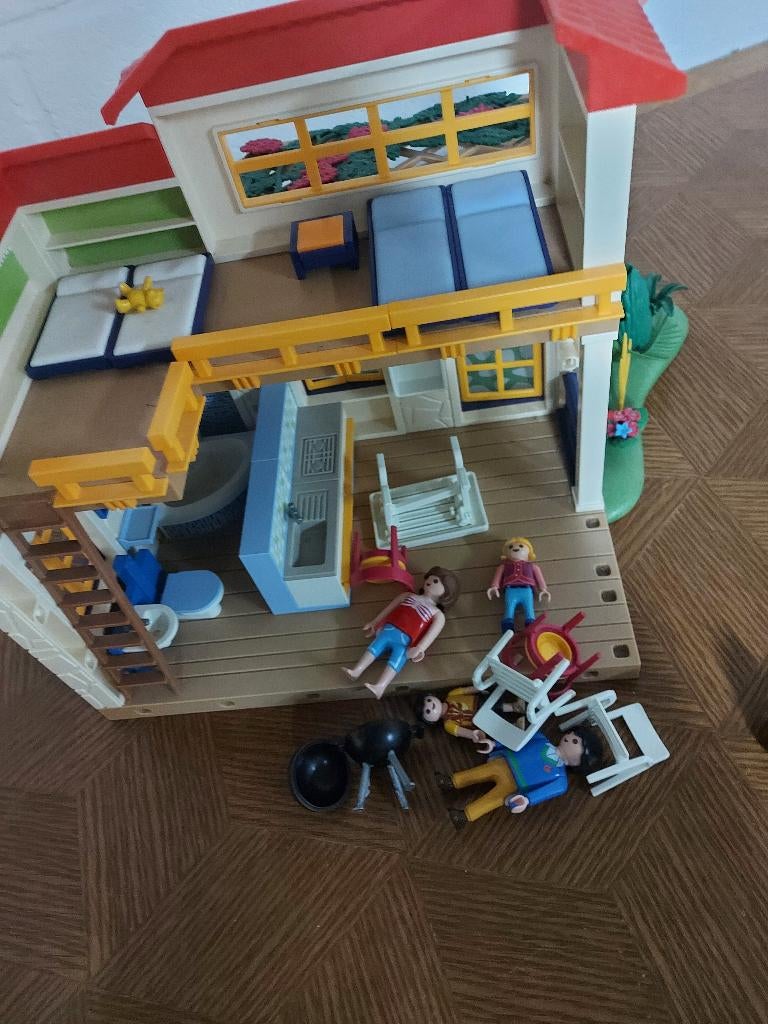 Playmobil Vakantiehuis, Kinderen en Baby's, Speelgoed | Playmobil, Ophalen of Verzenden, Zo goed als nieuw, Complete set