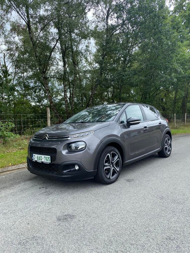 Citroen C3 1.2 pure tech te koop - 105.000 km, Euro 5, Parkeersensor, Zwart, Handgeschakeld