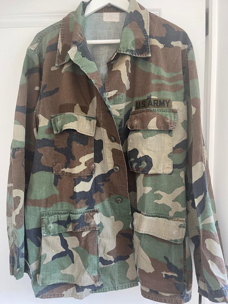 US Army Coat, Combat, Woodland camouflage Pattern, Collections, Objets militaires | Général, Armée de terre, Enlèvement ou Envoi