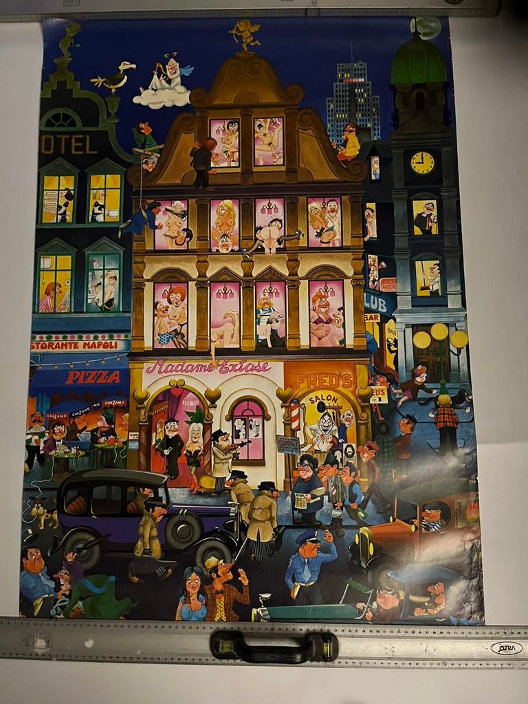 AFFICHE MAGICIEN ET GÉNIE DE 1981, Enlèvement, Utilisé