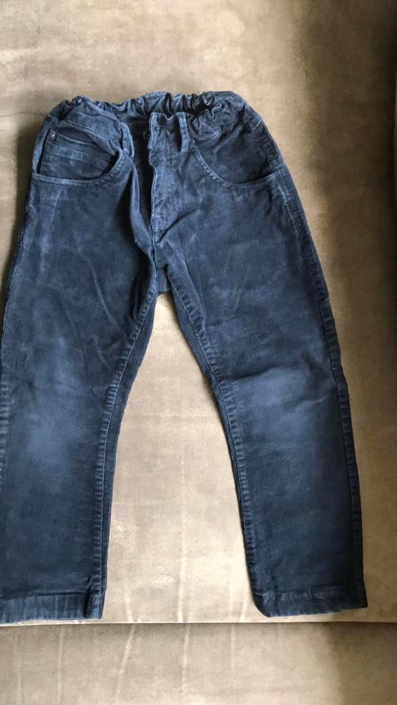 Pantalon velours bleu 122, Comme neuf