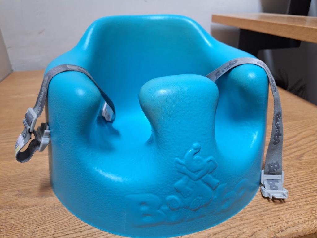 Bumbo zitje blauw - prima staat, Ophalen of Verzenden, Zo goed als nieuw, Overige typen, Gordel(s)