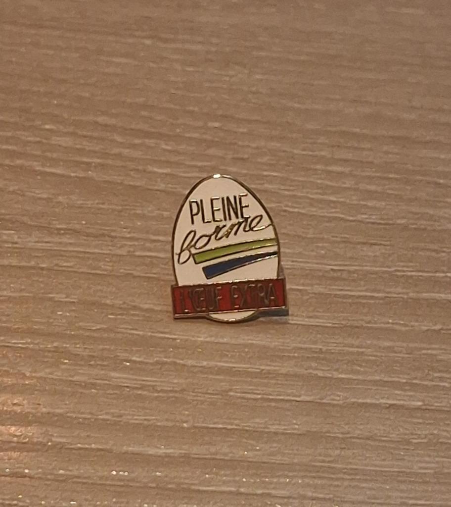 PIN - L'OEUF EXTRA - PLEINE FORME, Verzenden, Gebruikt, Overige onderwerpen, Speldje of Pin