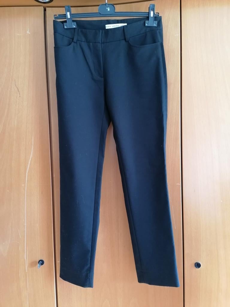 Pantalon, Kleding | Dames, Zwart, Ophalen of Verzenden, Lang, Gedragen