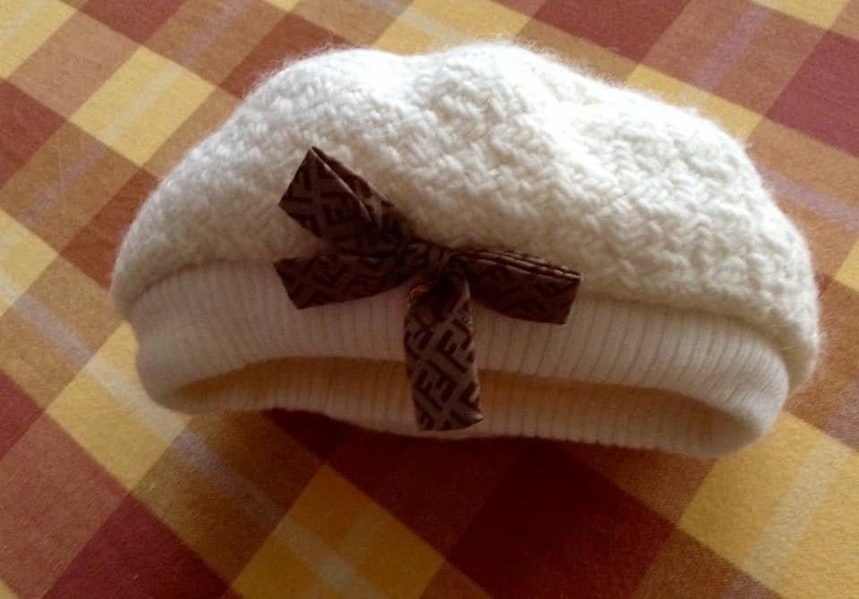 Bonnet Fendi en laine mélangee bébé fille 9-18 mois, Neuf, Enlèvement ou Envoi, Fendi, Bonnet
