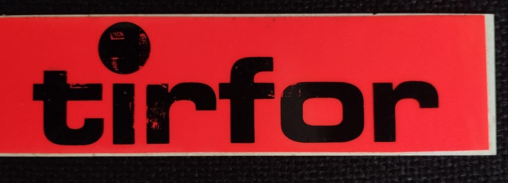 TIRFOR vintage sticker, Verzenden, Zo goed als nieuw, Merk