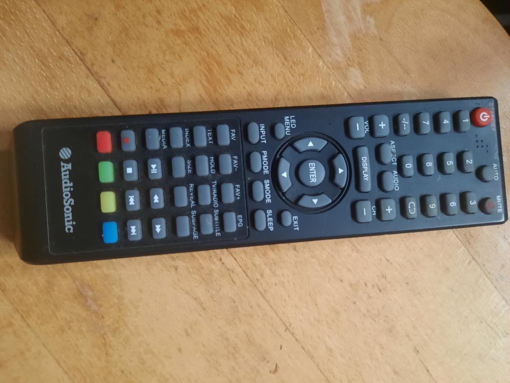 Télécommande AUDIOSONIC LE-227012, TV, Hi-fi & Vidéo, Enlèvement ou Envoi, Comme neuf, Originale, Lecteur média