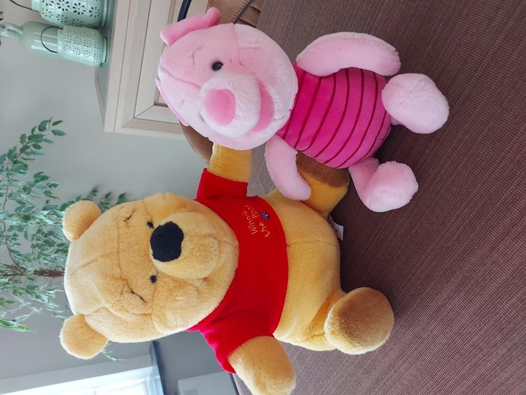 Knuffels Winnie the Pooh en knorretje, Enlèvement ou Envoi, Comme neuf