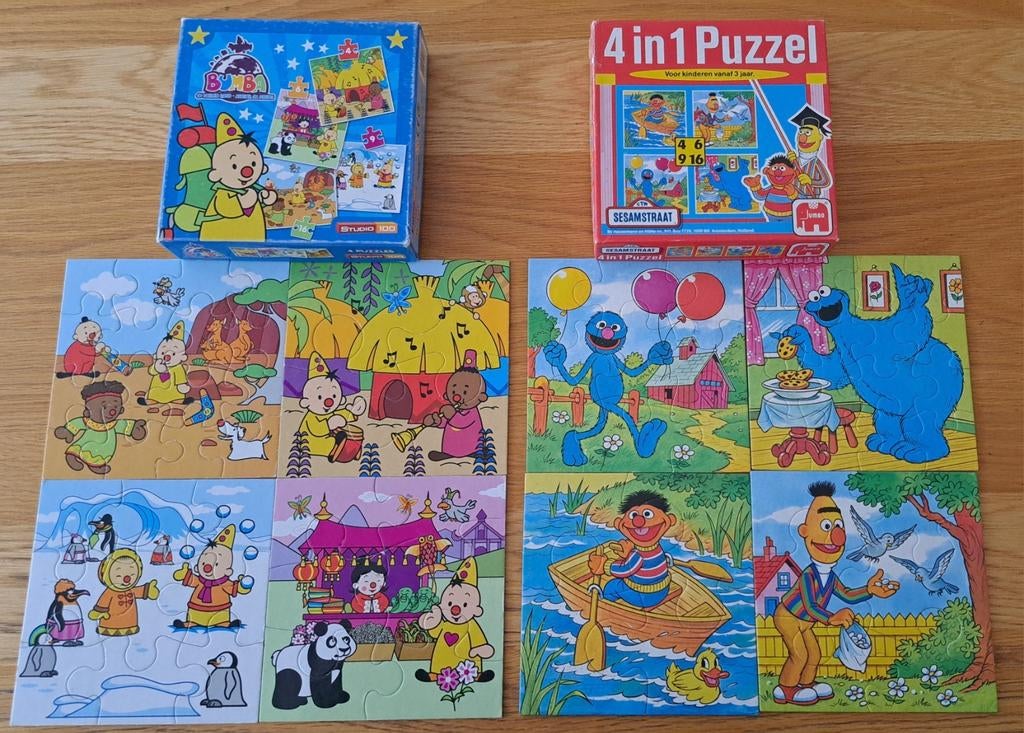 Bumba en Sesamstraat puzzel, Ophalen, Zo goed als nieuw