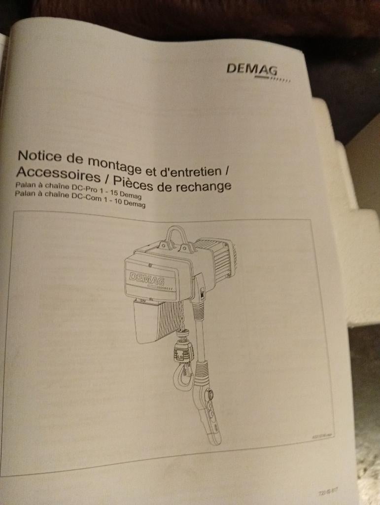 Kettinglift, Ophalen, Elektrisch, Heftruck, Demag d'as original