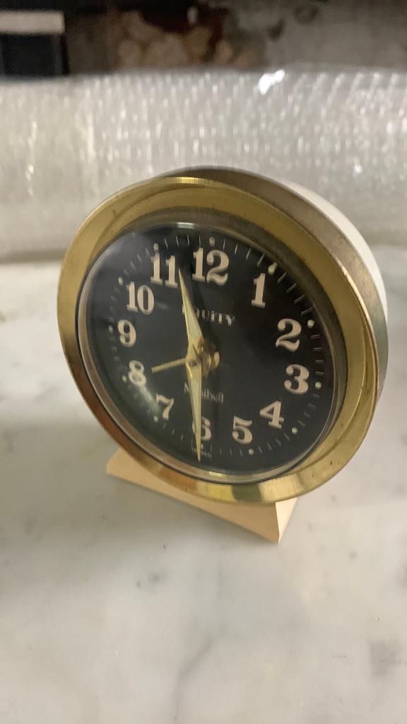 Equity Mini Bell mechanische wekker — Taiwan vintage, Ophalen of Verzenden