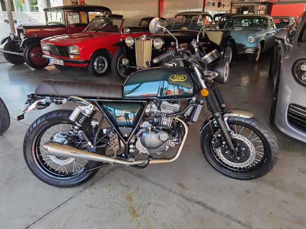 Mash British Seven...125CC....15KM...PLUSIEURS EN STOCK...., Motos, ABS, Tourisme, Entreprise, 1 cylindre