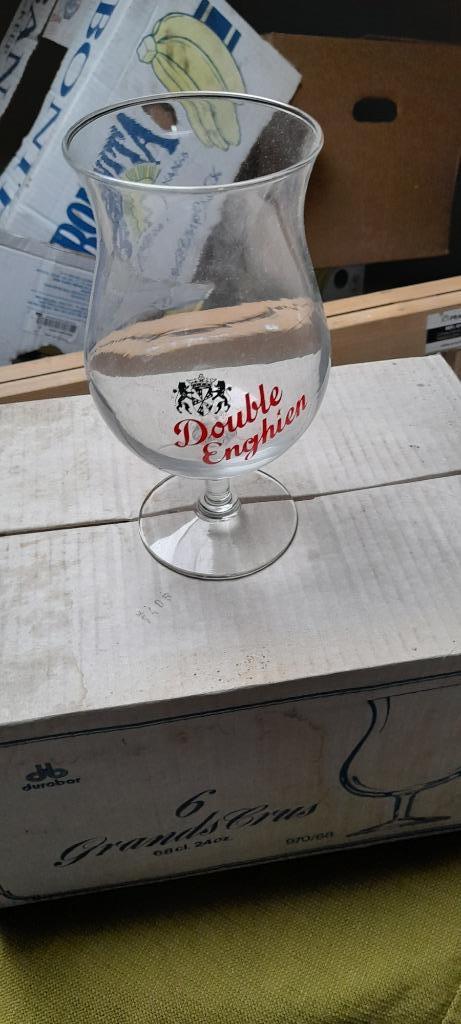 Verre a bière double enghien, Collections, Enlèvement, Neuf, Verre ou Verres, Autres marques