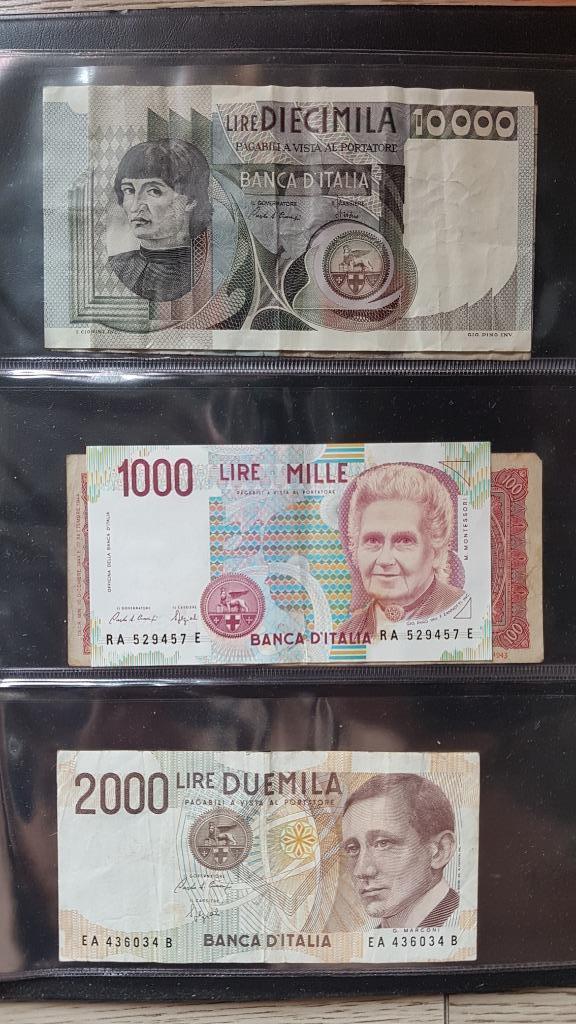 Banca d'Italia - Lire - Billets, Enlèvement ou Envoi, Italie, Billets en vrac