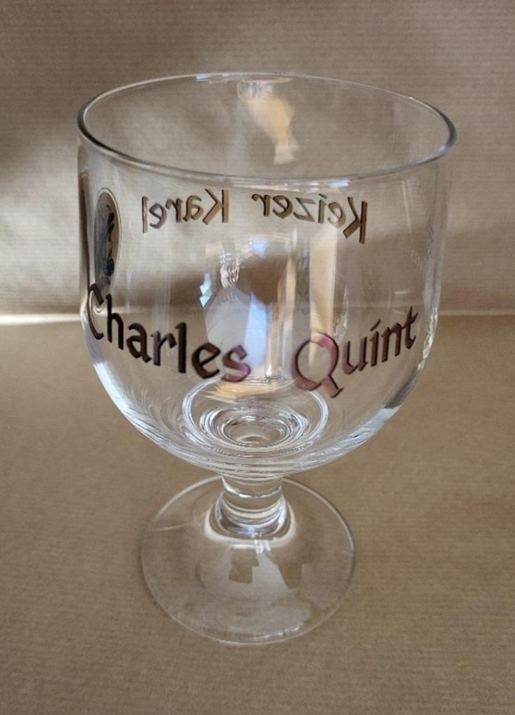 LOT KEIZER KAREL / CHARLES QUINT BIERGLAZEN - PER GLAS / SET, Verzamelen, Biermerken, Nieuw, Glas of Glazen, Overige merken, Ophalen of Verzenden