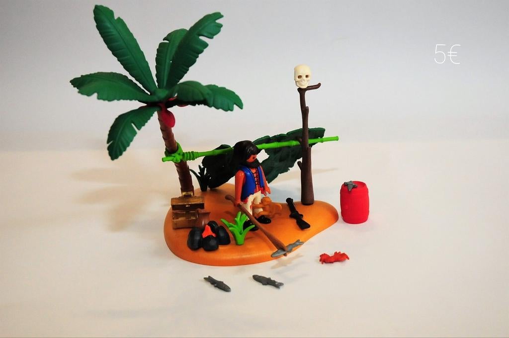 Playmobil piraat op eiland, Kinderen en Baby's, Speelgoed | Playmobil, Ophalen, Zo goed als nieuw