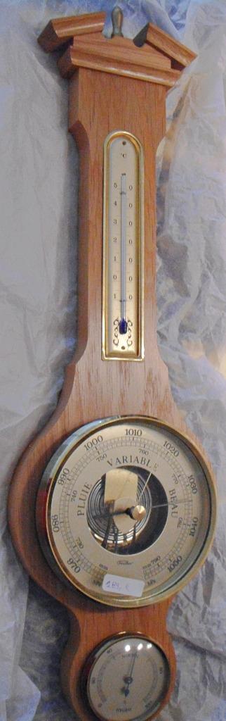 Station météo Thermo/Baro/Hygromètre Fischer 51X15,5 cm, Enlèvement ou Envoi, Neuf, Station météo