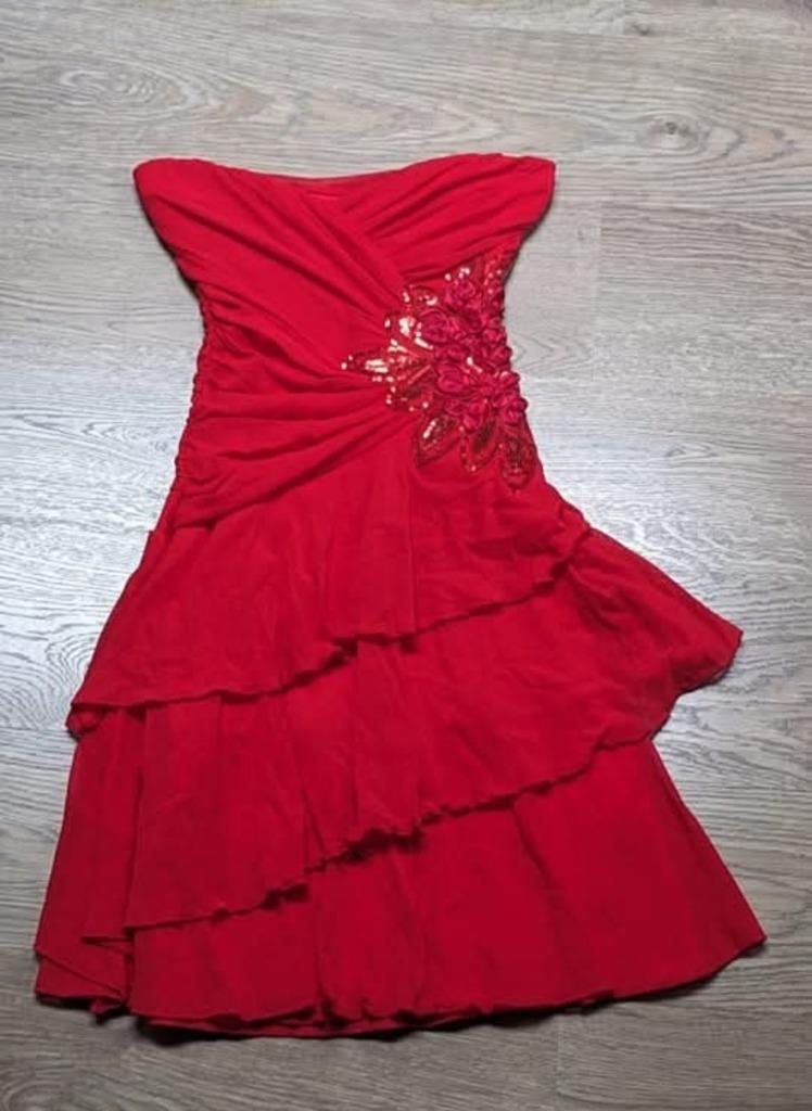 Robe de cérémonie, Enlèvement ou Envoi, Neuf, Taille 34 (XS) ou plus petite, Rouge