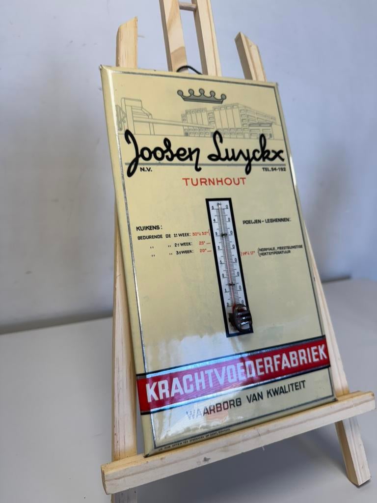 Joosen Tunrhout oude reclame, Verzamelen, Ophalen of Verzenden, Gebruikt, Reclamebord