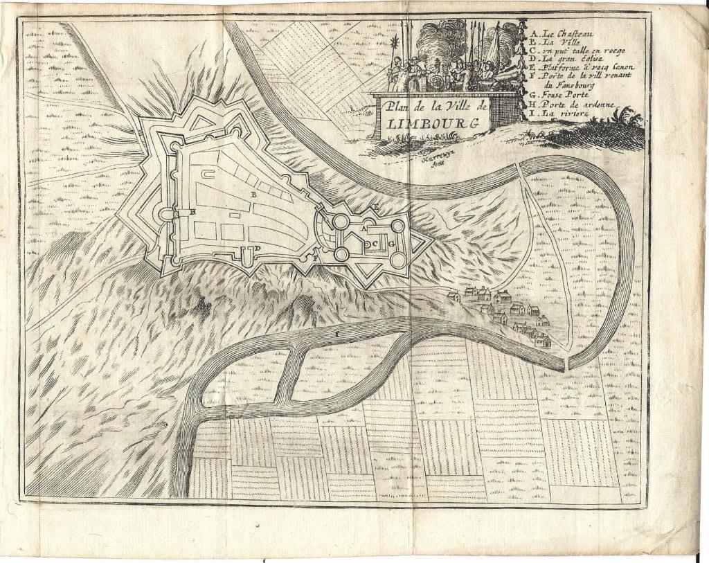 1711 - la ville de Limbourg, Ophalen of Verzenden