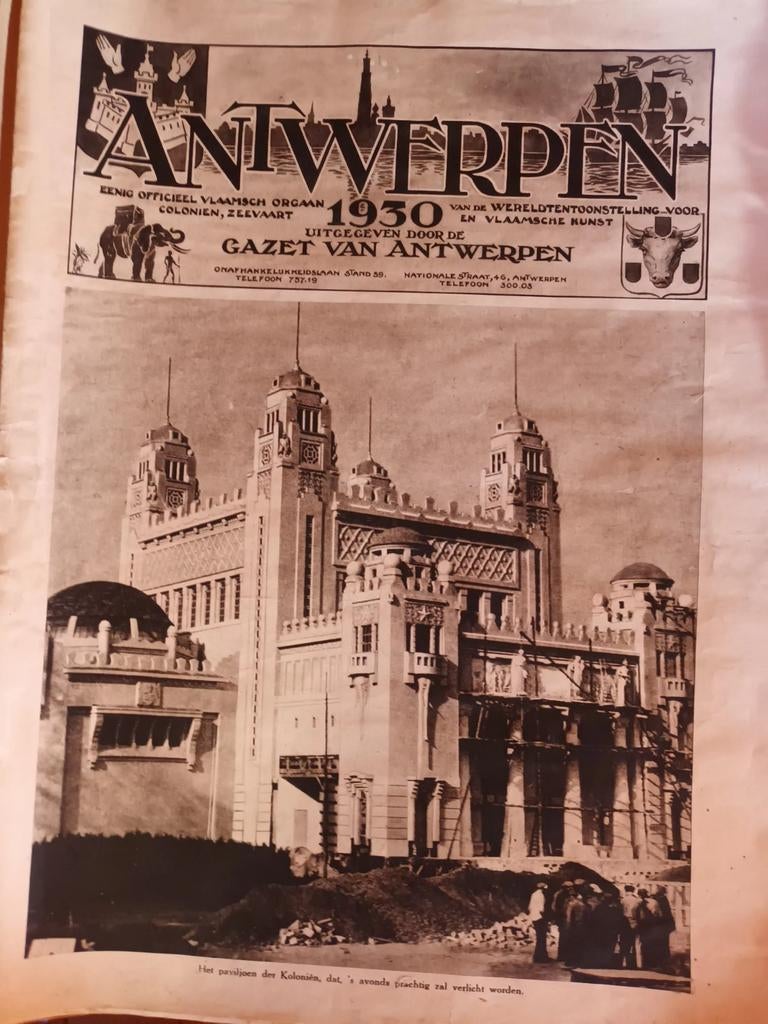 Wereldtentoonstelling Antwerpen 1930, Verzamelen, Ophalen