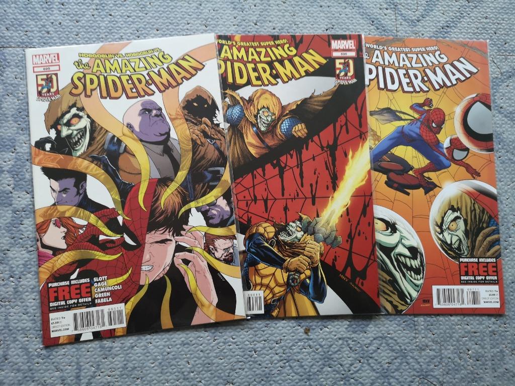 the Amazing Spider-Man #695-697 - Danger Zone, Complete serie of reeks, Ophalen of Verzenden, Nieuw