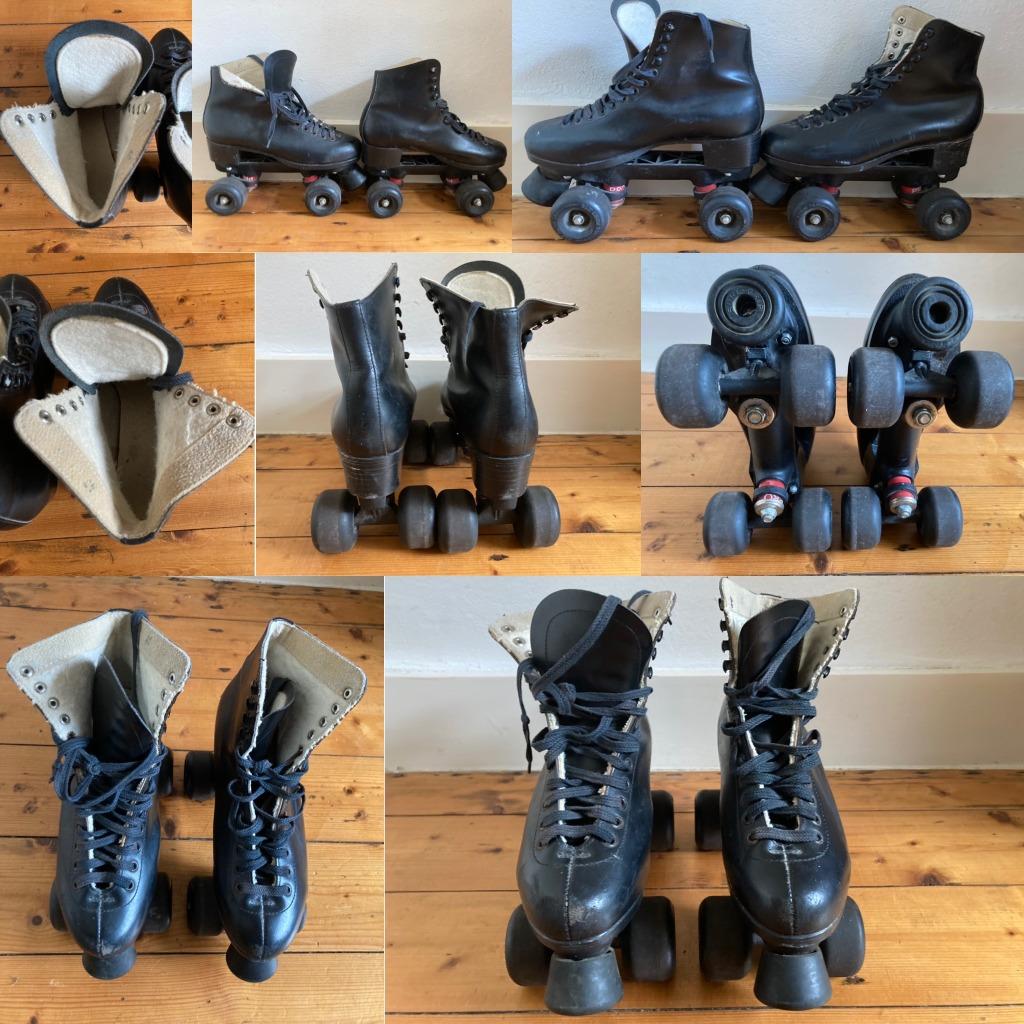 Patins à roulettes noirs taille 40 Disco skating, Autres marques, Utilisé, Autres types, Femmes