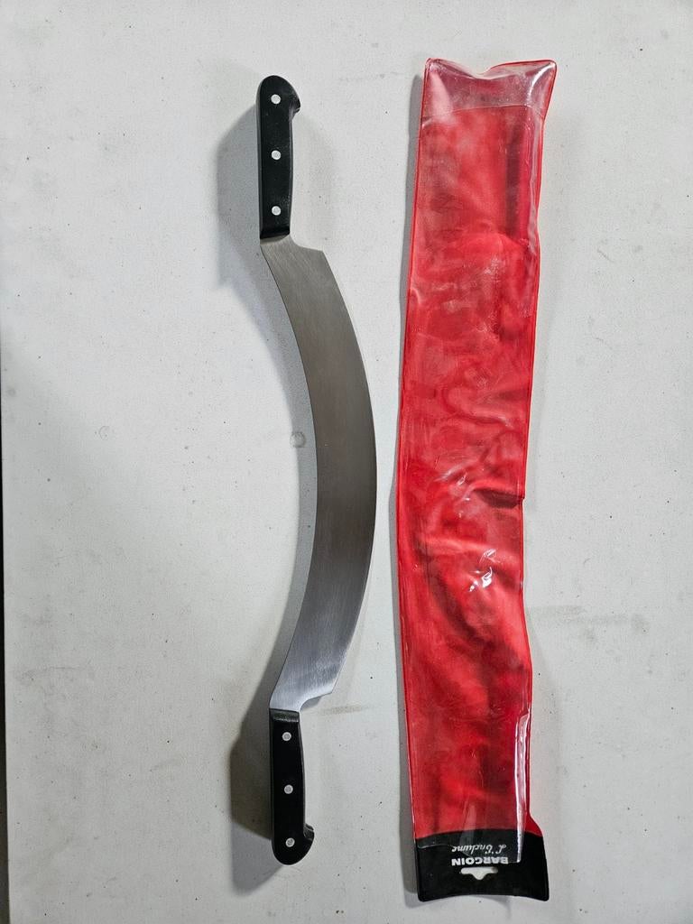Kaasmes 60cm, Ophalen