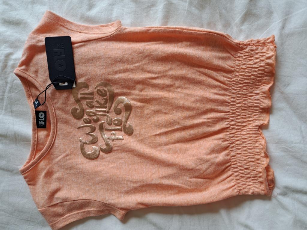 Nieuw t shirt merk like flo maat 128, Ophalen, Like Flo, Meisje, Nieuw