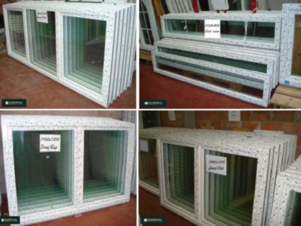 pvc raam, pvc kozijn, pvc deur, schuifraam, -15% MAATWERK, Ramenhal, Ophalen of Verzenden, Dubbelglas, Gevelraam of Ruit