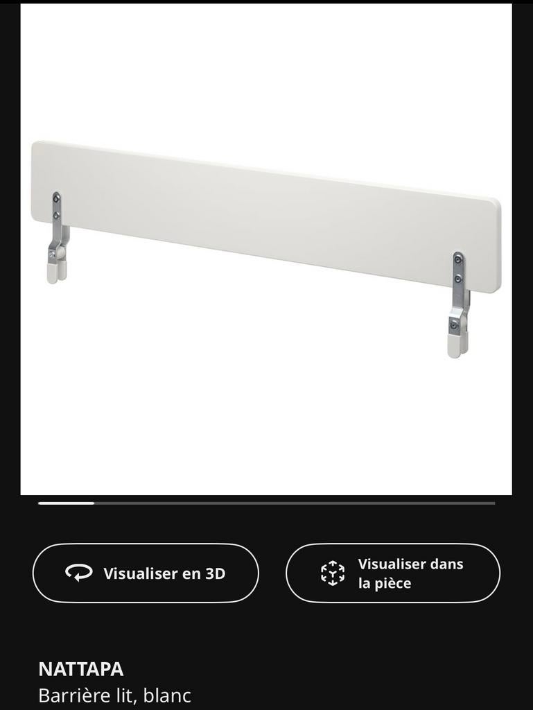 Barriere de lit, Enlèvement, Neuf, Blanc