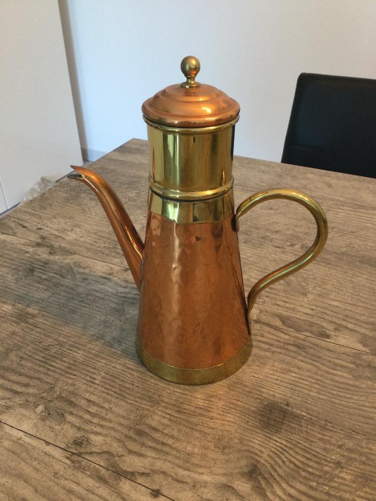 Koffiekan koper, Enlèvement, Cuivre