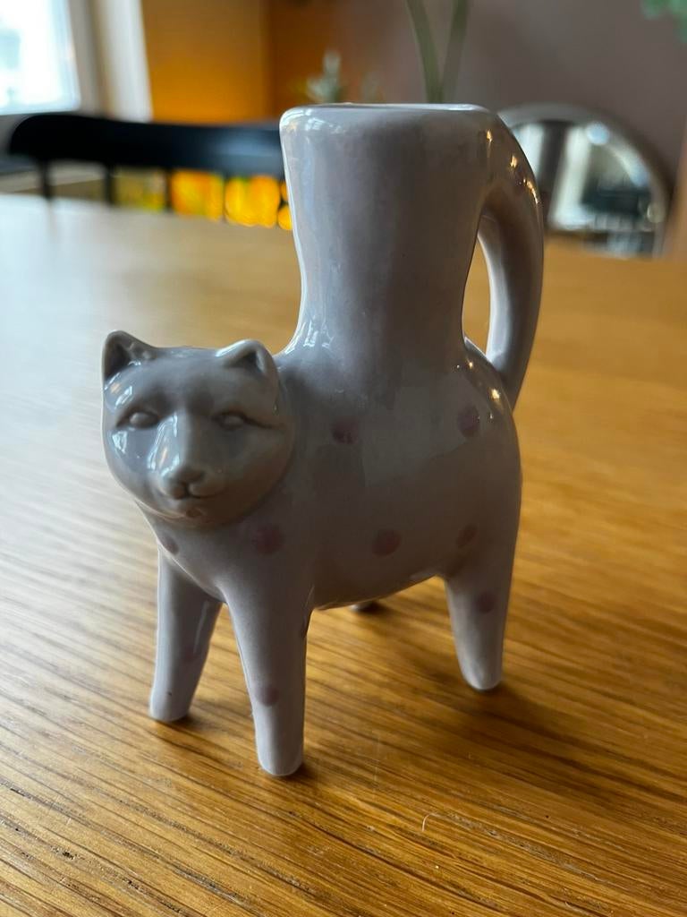 Bougeoir en forme de chat en céramique, Enlèvement ou Envoi, Chandelier