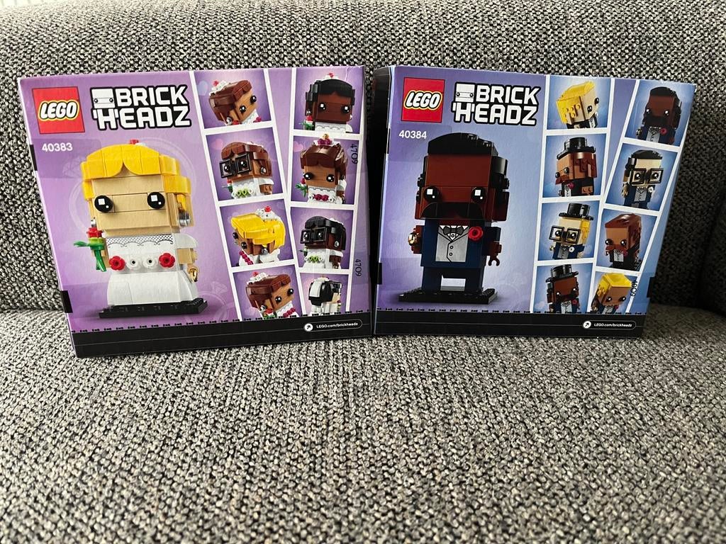 Lego BrickHeadz 40383&40384 retired&sealed (2stuks)👰💍🤵‍♂️, Enfants & Bébés, Jouets | Duplo & Lego, Neuf, Lego, Ensemble complet