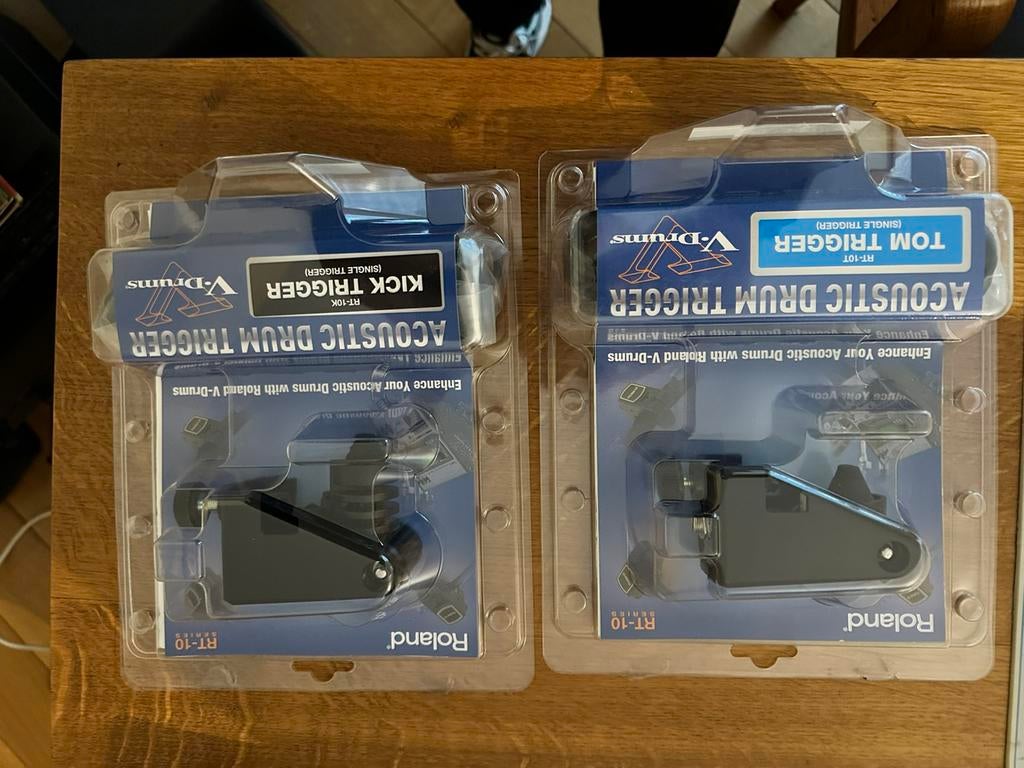 Roland RT10 acoustic drum triggers, Muziek en Instrumenten, Ophalen, Zo goed als nieuw, Roland